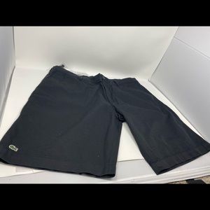 Lacoste black khaki shorts